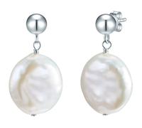 Valero Pearls Perlen-Ohrhänger Sterling Silber Süßwasser-Zuchtperle in 23,1 mm Damen