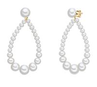 Valero Pearls Ohrhänger Damen weiß, ONE SIZE