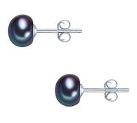 Valero Pearls Perlen-Ohrstecker Sterling Silber Süßwasser-Zuchtperle in 7,5 mm Damen
