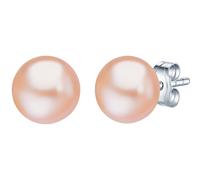 Valero Pearls Perlen-Ohrstecker Sterling Silber Süßwasser-Zuchtperle in 7,5 mm Damen