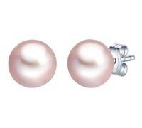Valero Pearls Perlen-Ohrstecker Sterling Silber Süßwasser-Zuchtperle in 7,5 mm Damen