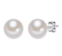 Valero Pearls Perlen-Ohrstecker Sterling Silber Süßwasser-Zuchtperle in 9,5 mm Damen