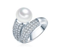 Valero Pearls Perlen-Ring Damen silber, 50