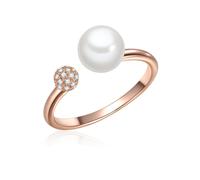 Valero Pearls Ring Damen roségold, 58
