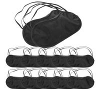 VALICLUD 10 Stück Schlafaugenmasken Aus Atmungsaktivem Polyester Leicht Lichtdicht Mit Elastischem Gummiband Für Reisen Und Entspannung Augenschutz Für Ungestörten Schlaf