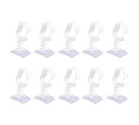 VALICLUD 10 Stück Verstellbarer Uhren C-ring Ständer aus Abs Kunststoff Armband Uhrenhalter mit Innovativem Design für Theken Display und Schmuckaufbewahrung