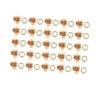 VALICLUD 100 Stk Schuh Stiefel Diy Schnalle Schnürsenkel Stiefel Schuh Schnelle Spitzenhaken Schuhe Ösen Schnallen Stiefelschnürnieten Haken Mit Dichtung Stiefelhaken Golden Messingknöpfe