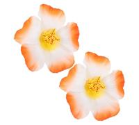 VALICLUD 15 Stück Teiliges Bunte Hawaii Blumen Haarklammern Künstliche Blüten-haarspangen mit Clip Tropische Haaraccessoires für Damen für Strand Urlaub Poolparty und Fotoshootings