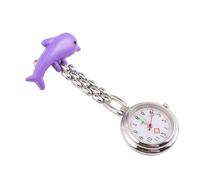 VALICLUD 1stk Taschenuhr Digital Karabiner Taschenrechneruhr Uhr-anstecknadel Arzt Beobachten Neuheit Hängende Reversuhr Uhrenboxen Automatisch Frauen Uhren Orange Zinklegierung