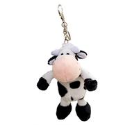 VALICLUD 1stück Niedliches Kuh Plüschspielzeug Anhänger Dekorativer Taschenanhänger Aus Hochwertigem Plüsch Für Partys Wanddeko