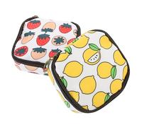 VALICLUD 2 Stück Kosmetiktasche mit Reißverschluss wasserdichte Aufbewahrungstasche für Damen für Make Up Münzen und Toilettenartikel Praktische Organizer