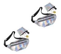 VALICLUD 2sätze Gürteltasche für Damen aus Hochwertigem Leder Wasserfest und Reißfest mit Verstellbarem Schultergurt und Praktischem Schnallenverschluss für Outdoor-Sportarten Reisen Festiv