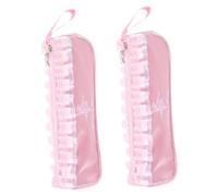 VALICLUD 2stücke Spitzenschuhe Ballett Tasche Mit Reißverschluss Aus Netzgewebe Für Mädchen Und Junge Mädchen Atmungsaktive Schuhtasche Als Aufbewahrungstasche Für Ballettschuhe Und Tanzzub