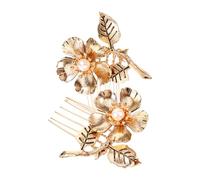 VALICLUD 2stücke Vintage-haarkamm Mit Blumenmotiv Haarschmuck Für Damen Dekorativer Kamm Für Hochzeiten Und Feine Anlässe Verschiedene Gelegenheiten