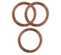 VALICLUD 3 Stück Holzarmreif Bangle 58mm in Kaffee Vintage Boho Stil
