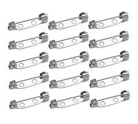 VALICLUD 400 Stück Sicherheitsbroschen aus Metall 2,5cm Kiltnadeln mit Löchern Rostfreie Legierung für Schmuckherstellung Selbstgemacht Basteln und Bekleidungsbefestigung