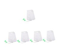 VALICLUD 5 Stück Badetasche groß mit hängend Haarewaschen für Bettlägerige ältere Menschen Reise-Kulturbeutel auslaufsicherer Duschbeutel reisen tragbarer Wasserbeutel Plastik Transparent