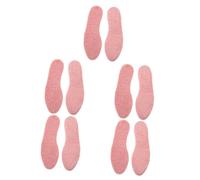 VALICLUD 5paare Warme Einlegesohlen Erhöhung Körpergröße Für Damen Plüsch-innensohlen Für Winter Atmungsaktive Und Komfortable Schuhsohlen Mit Fleece-futter