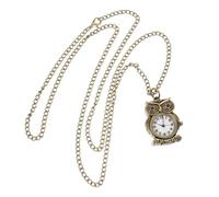VALICLUD Antike Taschenuhr Eule Metall Retro Herrenuhr für Damen und Herren