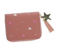 VALICLUD Damen Cartoon Kartenetui Pu Kunstleder Kleine Geldbörse Mit Reißverschluss Praktisches Kartenportemonnaie Für Reisen Und Alltag