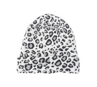 VALICLUD Damen Strickmütze Leopard Muster Warm Winter Beanie Für Herbst Und Winter Perfektes Für Festivals Und Anlässe