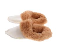 VALICLUD Flauschige Einlegesohlen mit Löchern für Damen Warme Schuheinlagen aus Plüsch Stiefeleinlagen für Kaltes Wetter Herausnehmbare Clogs-einlagen für Einfache Reinigung Pelzige