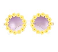 VALICLUD Frauen Sonnenbrillen- Modus Daisy Sonnenblume Sonnenbrille Blumenform Brillenparty Sonnenbrille für Erwachen