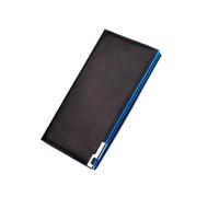 VALICLUD Geldbörse Für Männer Schwarz Herrenbrieftasche Aus Pu-Leder Modische Business-geldbörse Praktischer Halter Mit Vielen Fächern Für Visitenkarten Und Bargeld