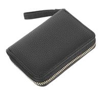 VALICLUD Große Pu Clutch Tasche für Damen mit Mehreren Kartenfächern und Münzfach Klassische Geldbörse zum Reisen den Alltag Schwarz
