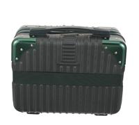 VALICLUD Handlicher Kosmetikkoffer 14 Zoll Abs Trolley mit Tragegriff Langlebiger Makeup Koffer für Frauen Reise Aufbewahrung