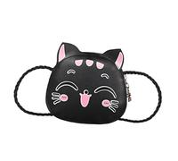 VALICLUD Katzen Geldbörse Mädchen Kleine Umhängetasche Pu Leder 3D-Ohr Design Münztasche Kinder Cartoon Tasche Für Reisen Shopping