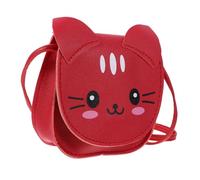 VALICLUD Katzen-geldbörse Umhängetasche Aus Strapazierfähigem Pu-Leder Cartoon-Katzen-Stil Geräumiger Stauraum Für Teenager Passt Zu Jedem Outfit Und Anlass