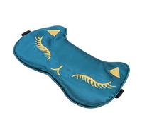 VALICLUD Katzenaugenmaske Aus Seide Verstellbare Augenbinde Für Schlaf Reisen Yoga Schattierende Maske Schlafzimmerbedarf