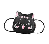 VALICLUD Kinder Kawaii Katzen Münztasche Umhängetasche Aus Pu Leder Mit Metallreißverschluss Cartoon Geldbörse Für Mädchen Zum Reisen Und Einkaufen