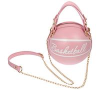 VALICLUD Kleine Basketball Umhängetasche Damen Runde Crossbody Tasche Leichte Pu Schultertasche Für Alltag Freizeit Und Shopping