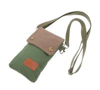 VALICLUD Kleine Crossbody Handytasche Damen aus Solidem Canvas mit Drei Separaten Fächern Leicht und Vielseitig für Formelle und Freizeit Outfits Geeignet