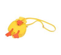 VALICLUD Kleine Damenhandtasche Cartoon Ente aus PU mit Doppelriemen Leichte Umhängetasche für Handy Münzen und Reisen Crossbody Tasche für Mädchen und Teenager