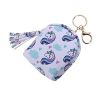 VALICLUD Kleiner Cartoon Geldbörse Pu Geldbeutel Mit Mittelgroßer Kapazität Für Kleingeld Und Kopfhörerkabel Mädchen Geschenk