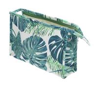 VALICLUD Kosmetiktasche Mit Pflanzendruck Für Reise Kleine Make-up-Tasche Aus Canvas Organizer Für Pinsel Und Stifte Leicht Zu Reinigen