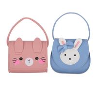 VALICLUD Mädchen Umhängetasche Bunny Geldbörse Kinder Crossbody Tasche Kleine Hasen Brieftasche Aus Pu-Leder Für Schule Freizeit Reisen