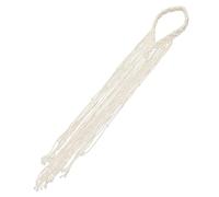 VALICLUD Makramee Braut Haarband aus Baumwollseil mit Quasten Formbeständiger Boho Haarschmuck für Hochzeit und Brautkleid