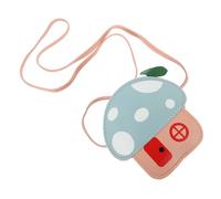 VALICLUD Niedliche Pilz-umhängetasche Aus Hochwertigem Pu Cartoon Münztasche Für Junge Mädchen Praktische Mini-Schultertasche Für Mädchen Und Jungen Für Kleinigkeiten Wie Münzen Und Schlüss