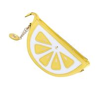 VALICLUD Novelty Cartoon Lemon Shape Umhängetasche Für Junge Mädchen Gelbe Mini Geldbörse Aus Pu Kleine Spielsachen Und Snacks Für Outdoor-aktivitäten
