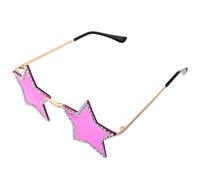 VALICLUD Pentagramm Sonnenbrille Sonnenförmige Sonnenbrille Silvesterbrille Discobrille