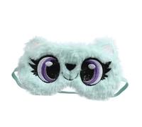 VALICLUD Plüsch Schlaf Augenmaske Schlafmaske Aus Plüsch Augenmaske Für Reisen Und Zuhause Leicht Und Weich Mit Gummiband Natürliche Lichtblockierung Schneller Schlaf