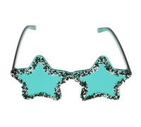 VALICLUD Randlose Stern Sonnenbrille Damen mit Handverzierten Strasssteinen Modische Party Brille in Bonbonfarben für Teens und Club