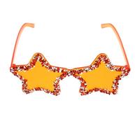 VALICLUD Randlose Sternen Sonnenbrille Damen mit Bonbonfarbenem Glas und Handgesetzten Strasssteinen Modische Brille für Teenager Party und Fotoshooting