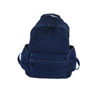 VALICLUD Retro Denim Rucksack Mädchen Schulrucksack Canvas Verschleißfest Großer Stauraum mit Taschen für Handy und Wasserflasche Modischer Unisex Rucksack für Alltag Schule Reisen und