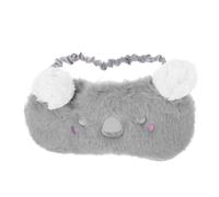 VALICLUD Schlafmaske aus Plüsch Augenmaske für Reisen und Zuhause Koala-motiv Lichtundurchlässig Atmungsaktiv Bequemer Sitz für Verschiedene Kopfgrößen