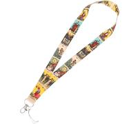 VALICLUD Schlüsselanhänger Lanyard aus Polyester und Metall Leicht und Bequem Geeignet für Büros und Fitness Einfaches Design für Herren und Damen